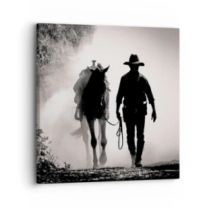 Quadro em tela - Manhã no Texas - 30x30 cm