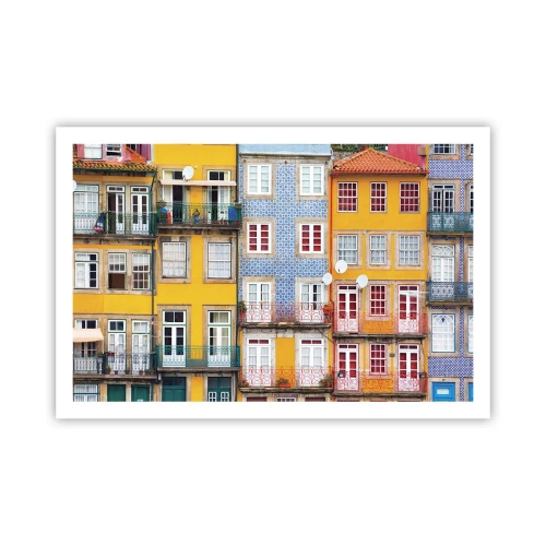 Pôster - Cores da cidade velha - 91x61 cm