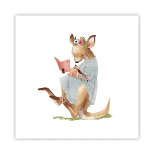 Pôster - Leia para mim, mamãe - 60x60 cm