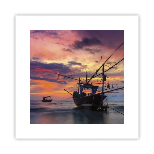 Pôster - Noite exótica - 30x30 cm