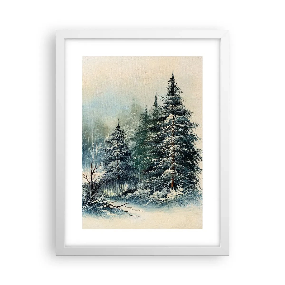 Pôster em moldura branca - Prontas para o Natal - 30x40 cm