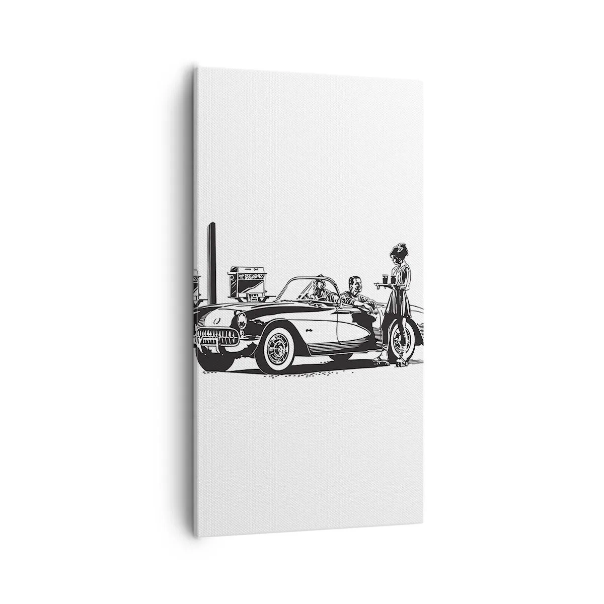 Quadro em tela - 60º - América Despreocupada - 55x100 cm