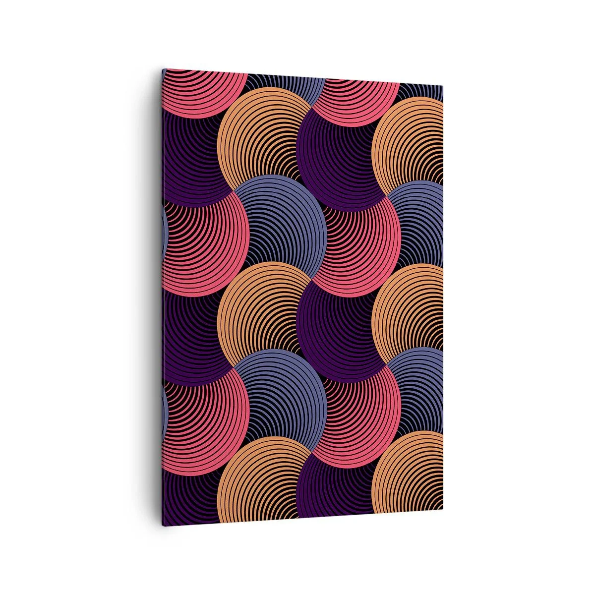 Quadro em tela - Num ritmo circular - 70x100 cm