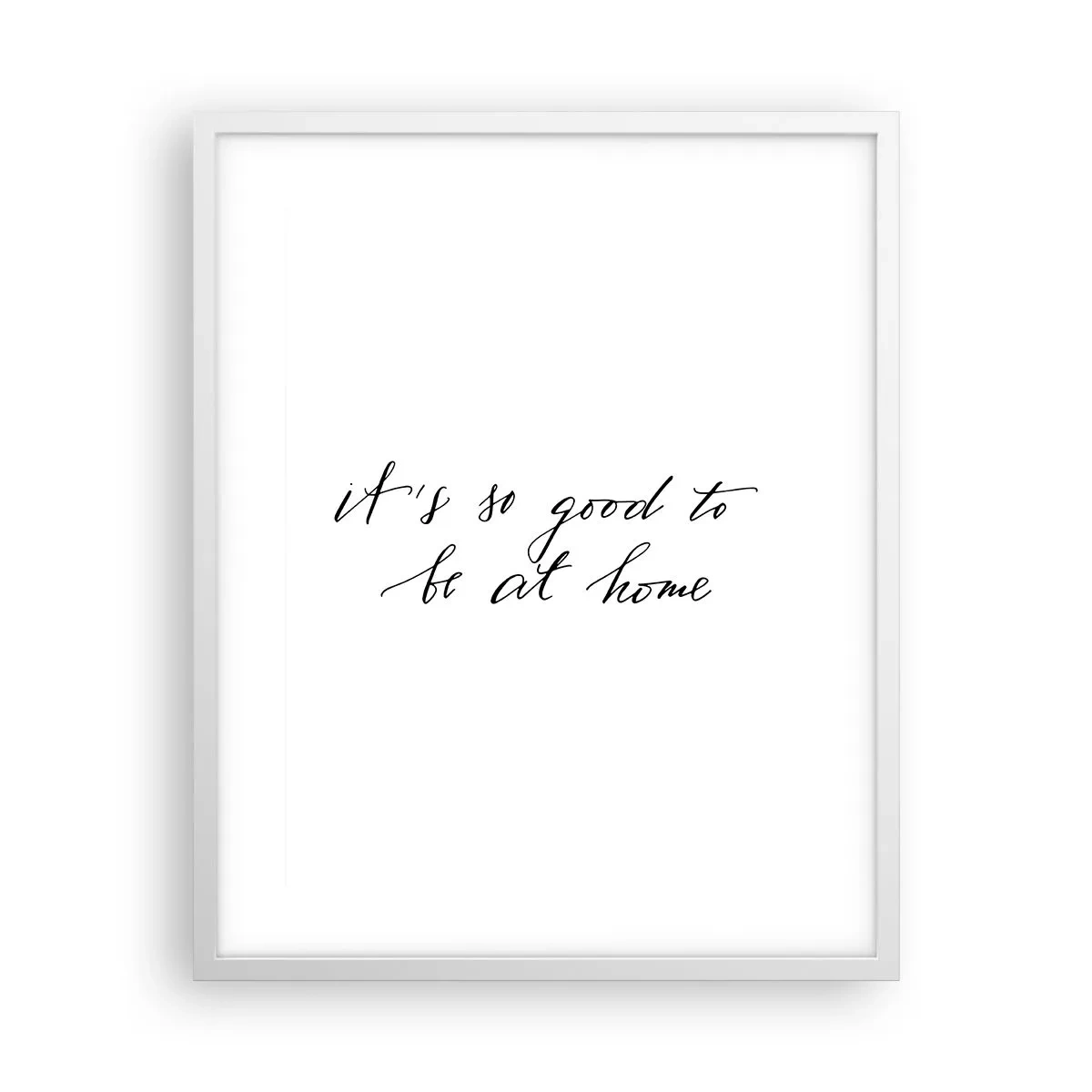 Pôster em moldura branca - Toda a verdade - 40x50 cm