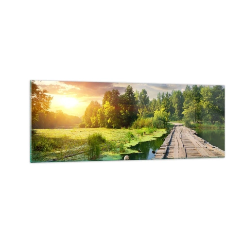 Quadro em vidro - Verão em todos os lugares - 140x50 cm