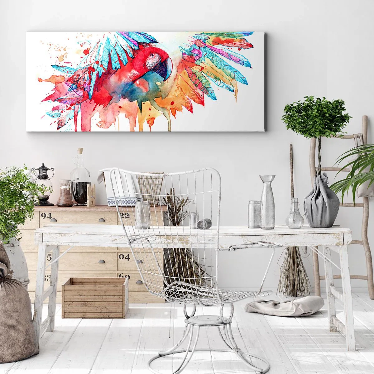 Quadro em tela - . - 90x30 cm