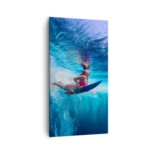 Quadro em tela - Profundidade da alegria - 55x100 cm