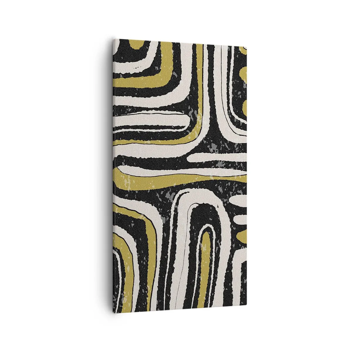 Quadro em tela - Composição: estradas e becos - 55x100 cm