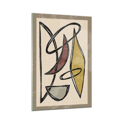 Quadro em vidro - Verticais e horizontais - 80x120 cm