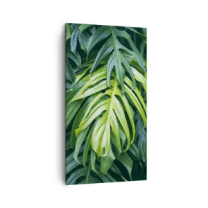 Quadro em tela - Mergulhar no frescor - 45x80 cm