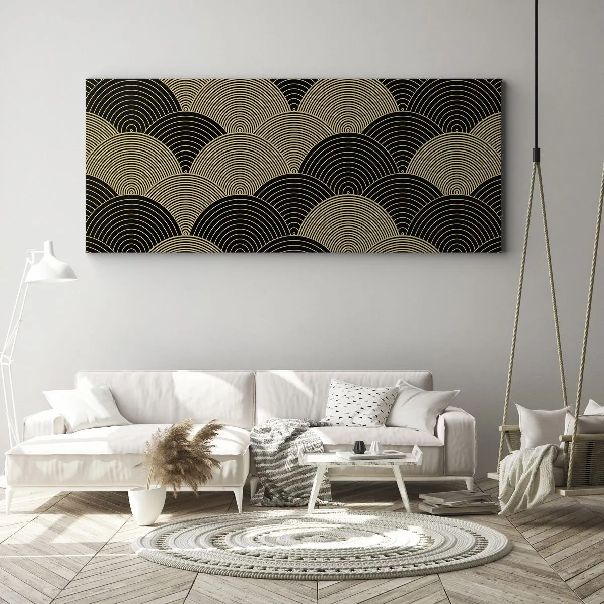 Quadro em tela - Unidade na multiplicidade - 160x50 cm