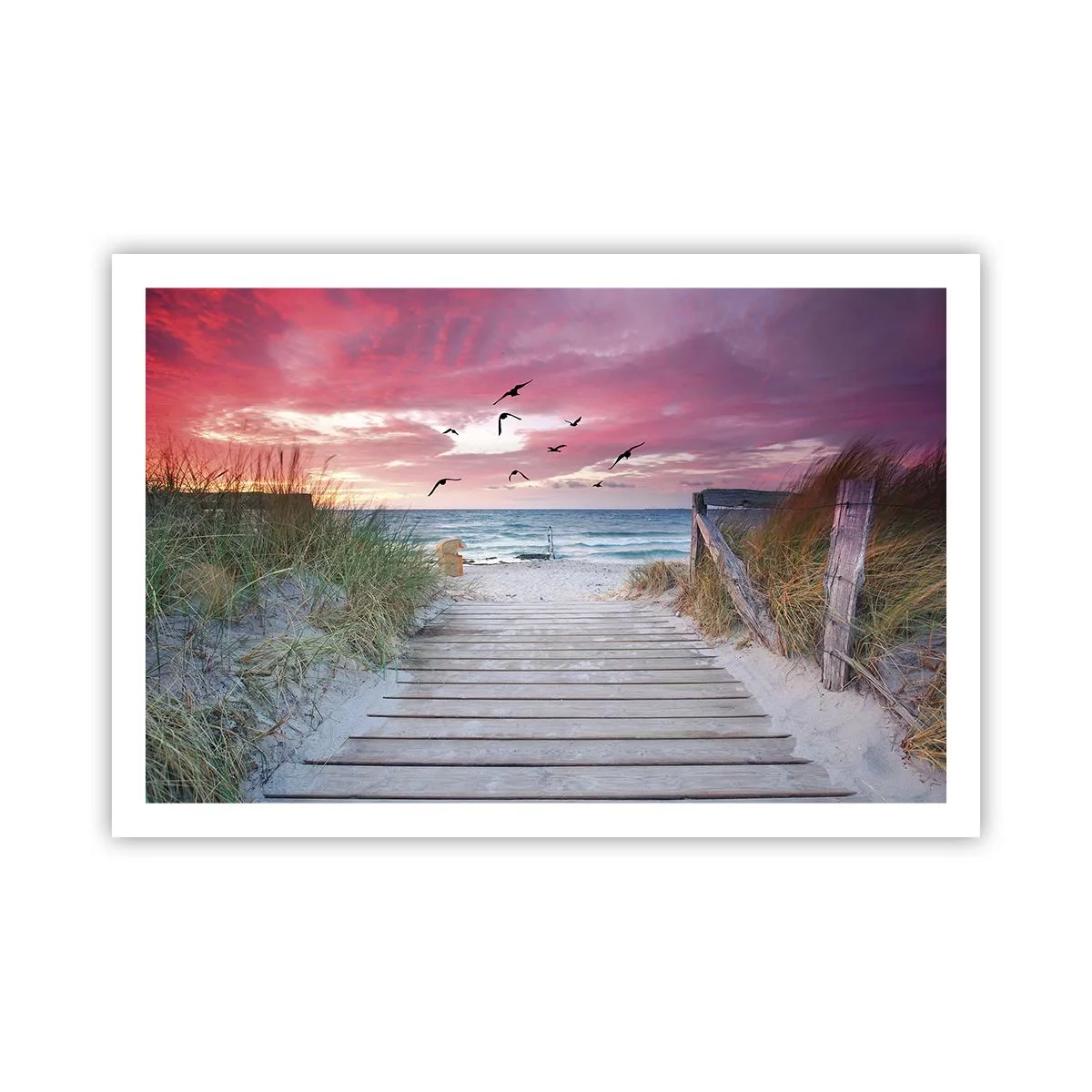 Pôster - Impressão do Báltico - 91x61 cm