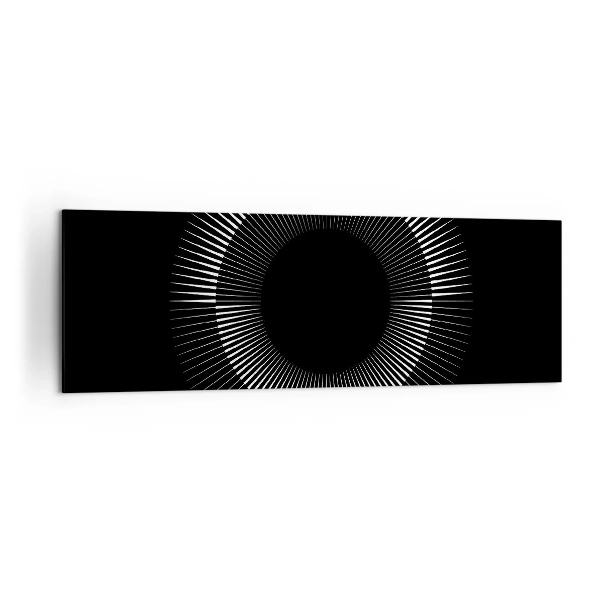 Quadro em tela - Sol preto - 160x50 cm