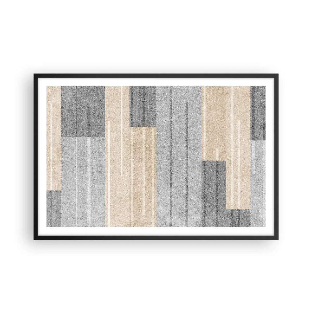 Pôster com moldura preta - Composição: mantenha vertical - 91x61 cm