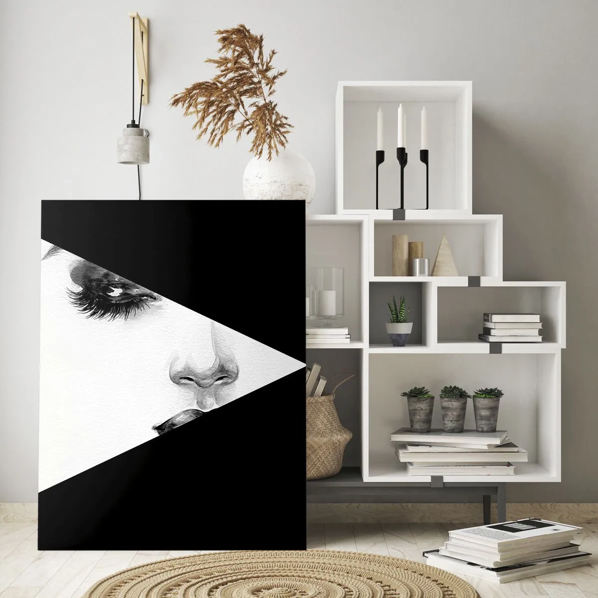 Quadro em vidro - Sempre desconhecido - 50x70 cm