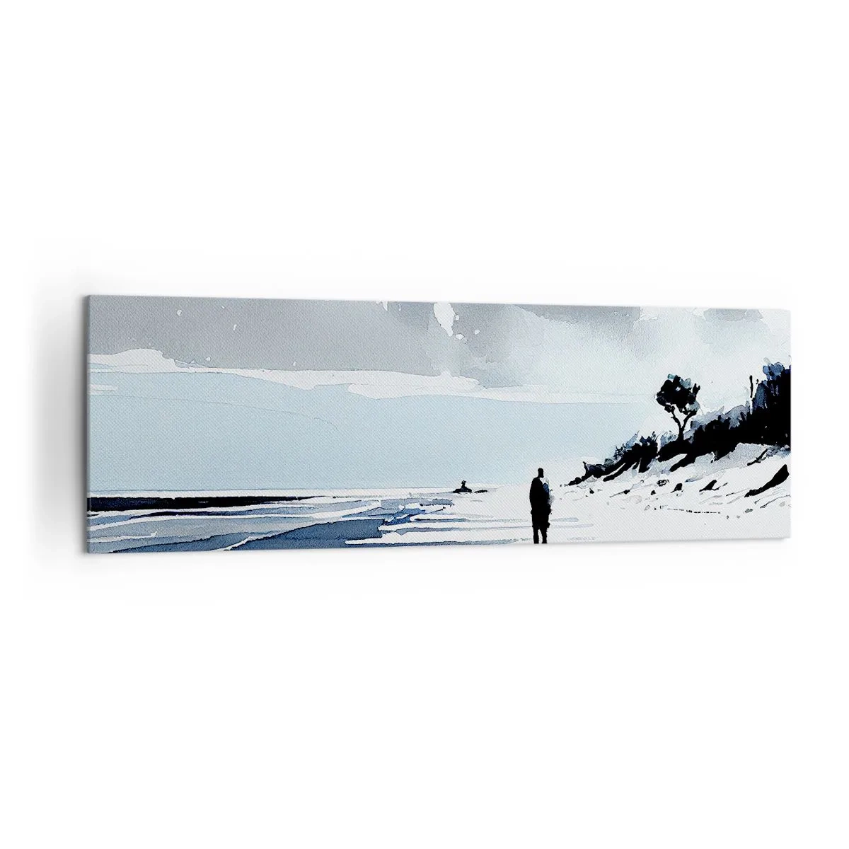 Quadro em tela - Sozinho - 160x50 cm