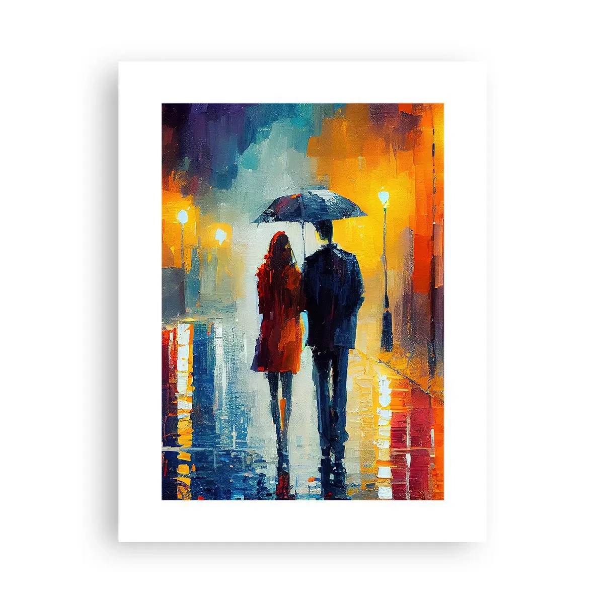 Pôster - Juntos – uma noite colorida - 30x40 cm