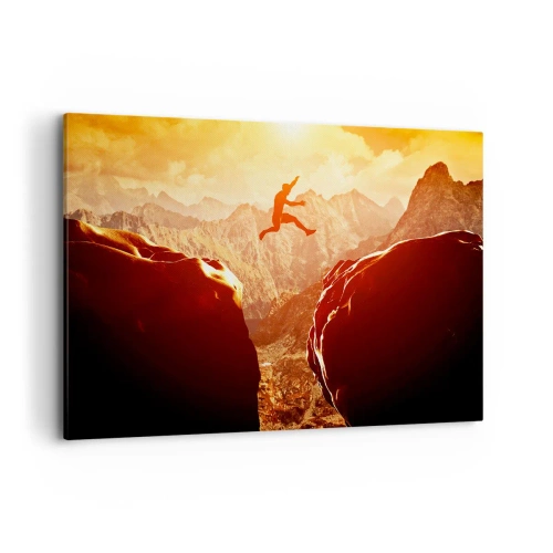 Quadro em tela - Superando os limites - 120x80 cm