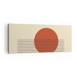 Quadro em tela - Em círculo e mais além - 120x50 cm