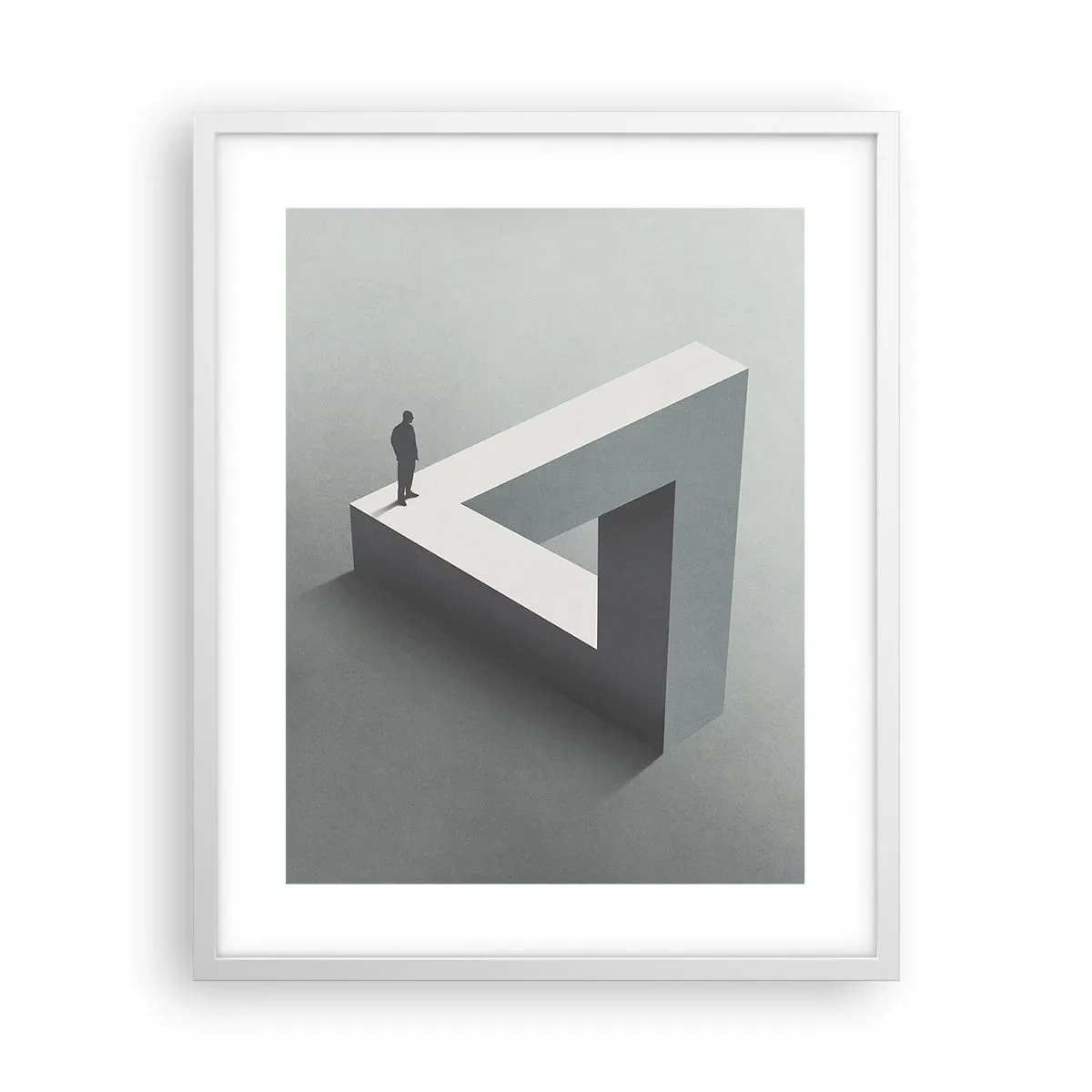 Pôster em moldura branca - Mas é possível - 40x50 cm