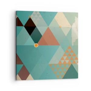 Quadro em tela - A unidade de muitos, os muitos da unidade - 70x70 cm