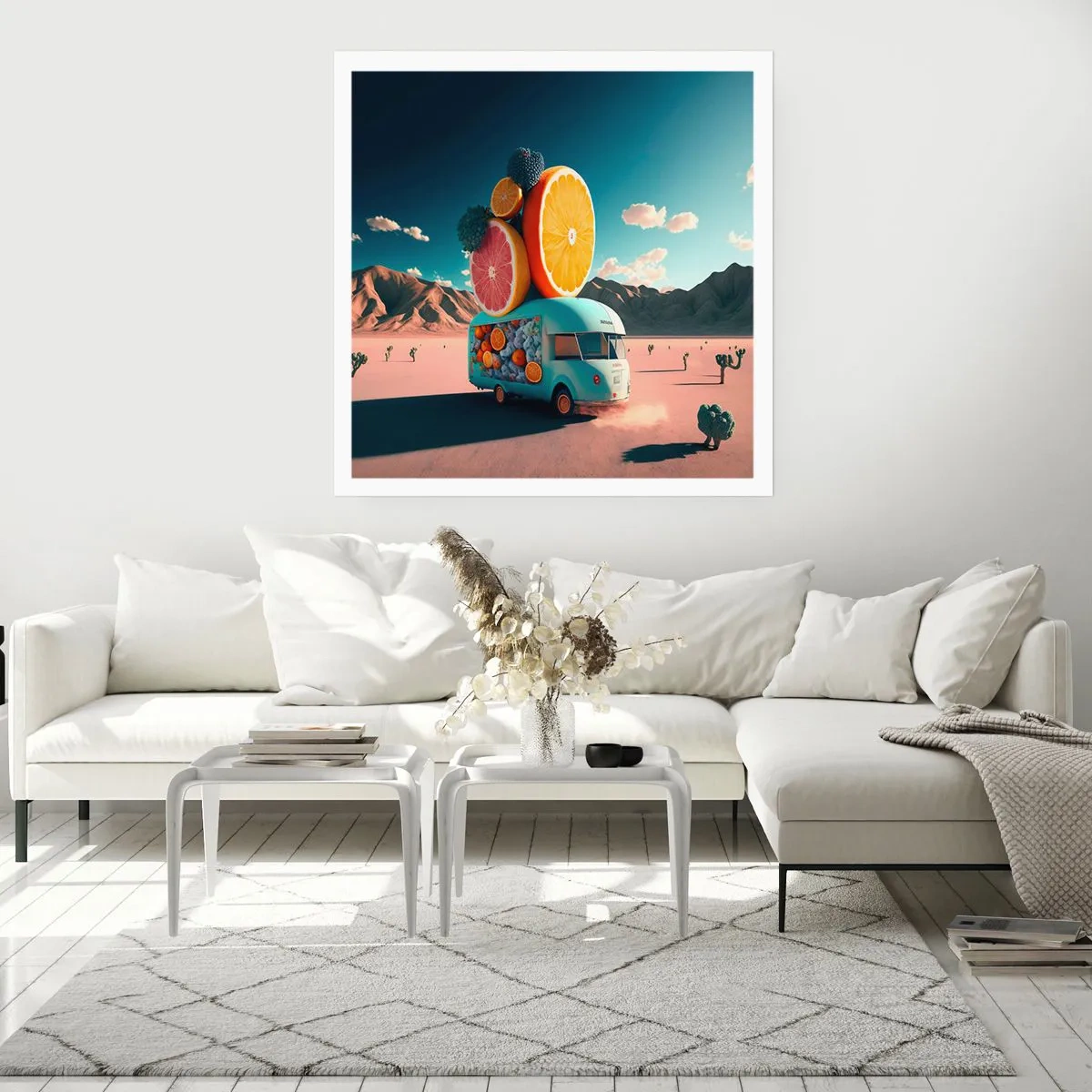Pôster - O sabor das férias - 50x50 cm