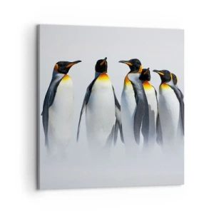 Quadro em tela - Reunião em traje de gala - 60x60 cm