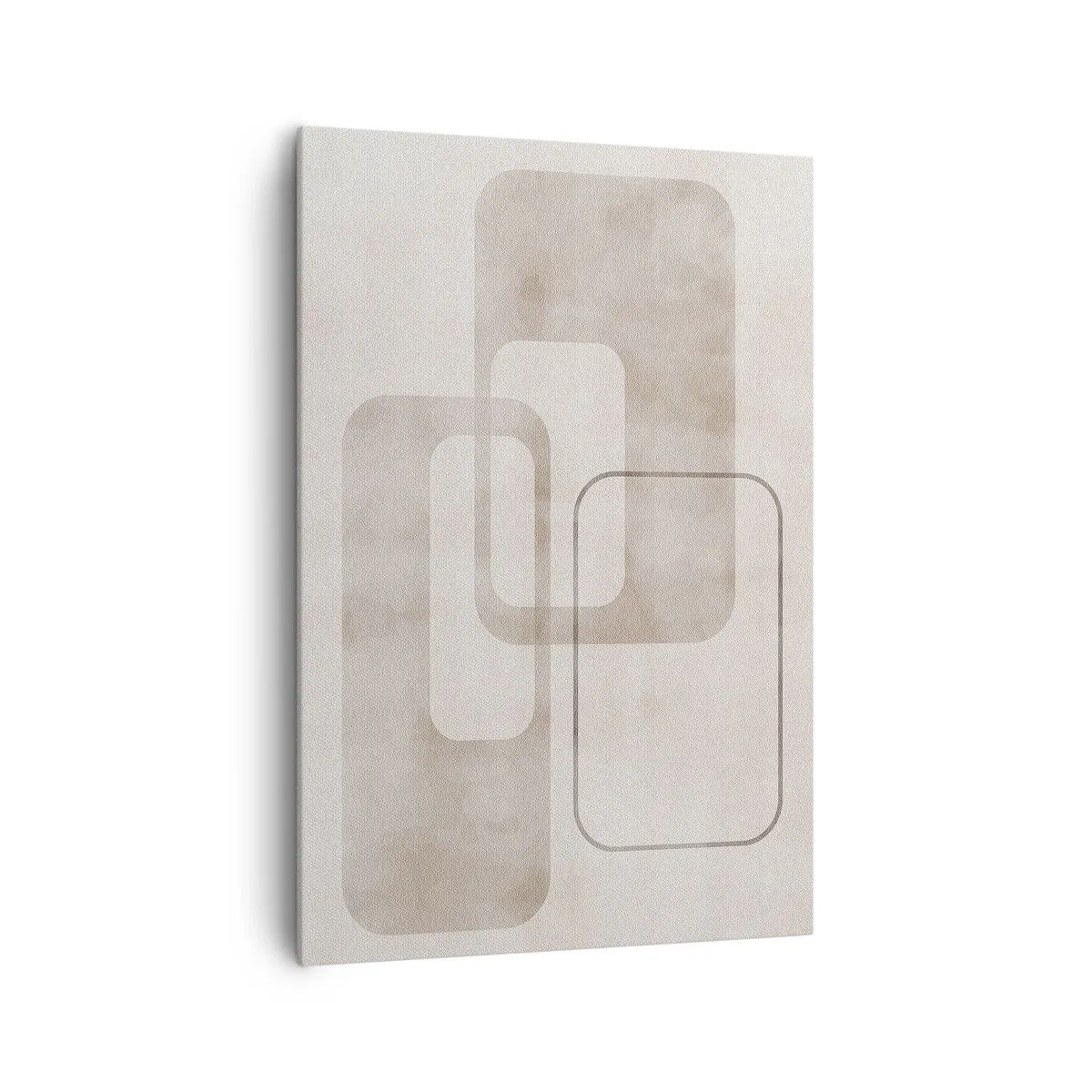 Quadro em tela - Argamassa geométrica - 70x100 cm