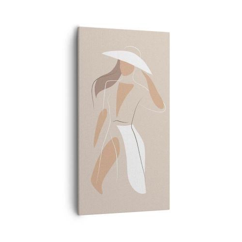 Quadro em tela - A moda é diversão - 55x100 cm