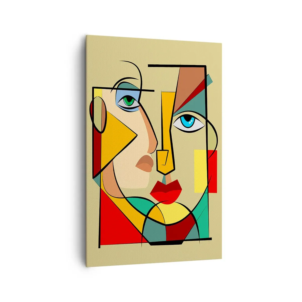 Quadro em tela - Casal que combina - 80x120 cm