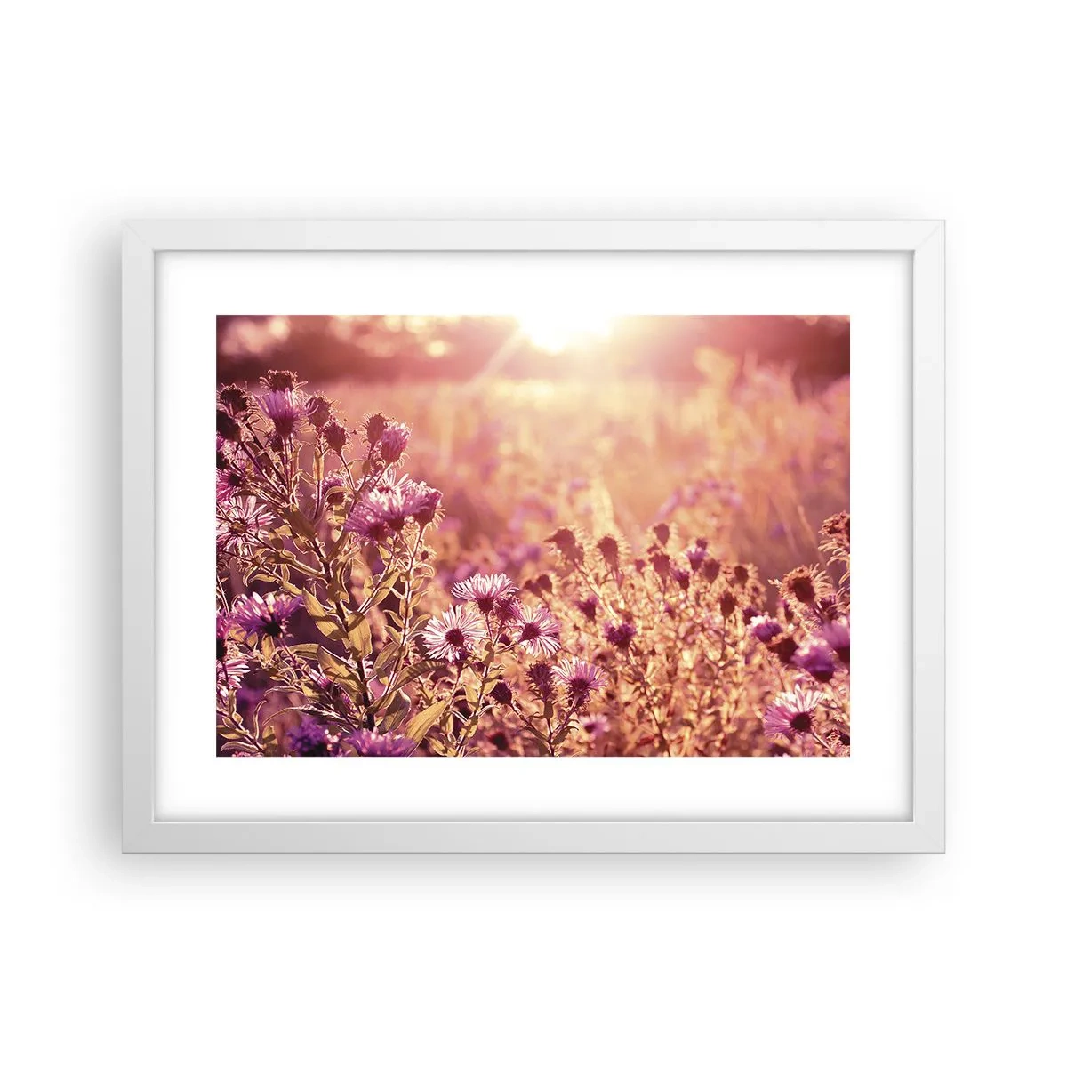 Pôster em moldura branca - Antes do verão acabar - 40x30 cm