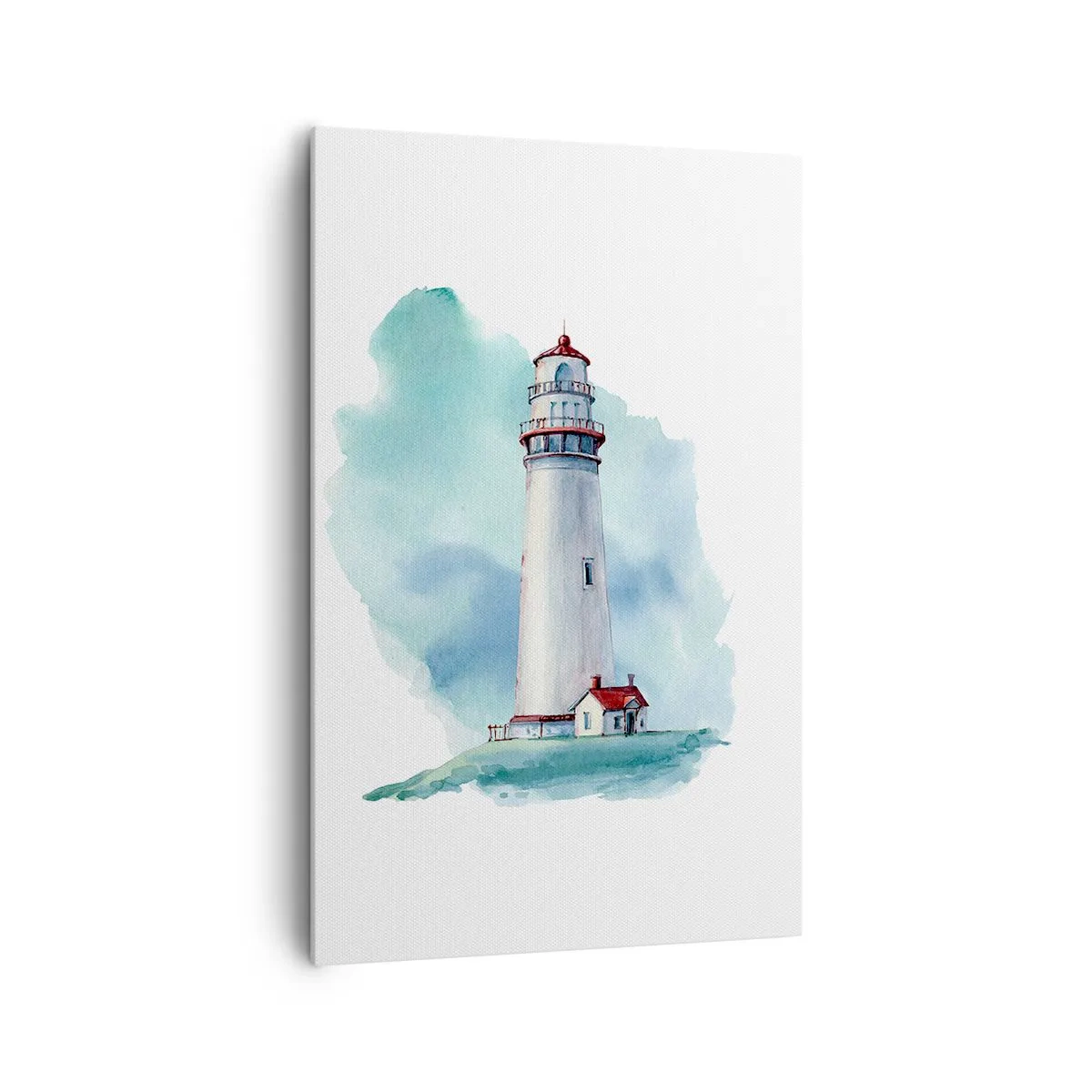 Quadro em tela - A gentil irmã do azul - 80x120 cm