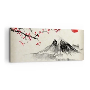 Quadro em tela - Ame o Japão - 100x40 cm