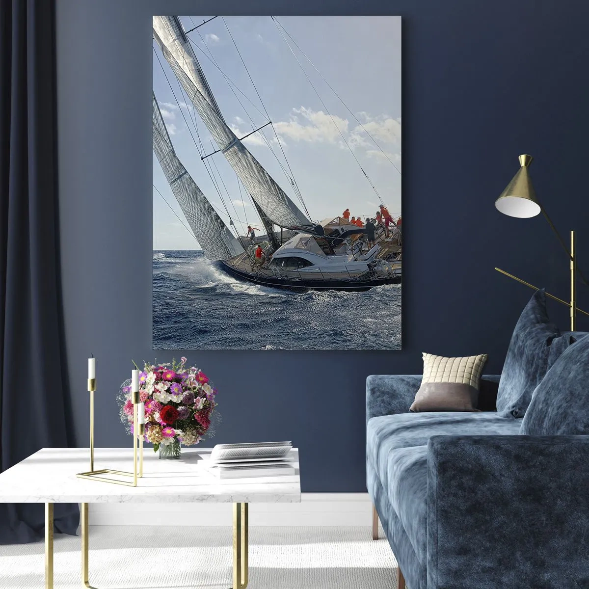 Quadro em vidro - Que vença o melhor - 70x100 cm