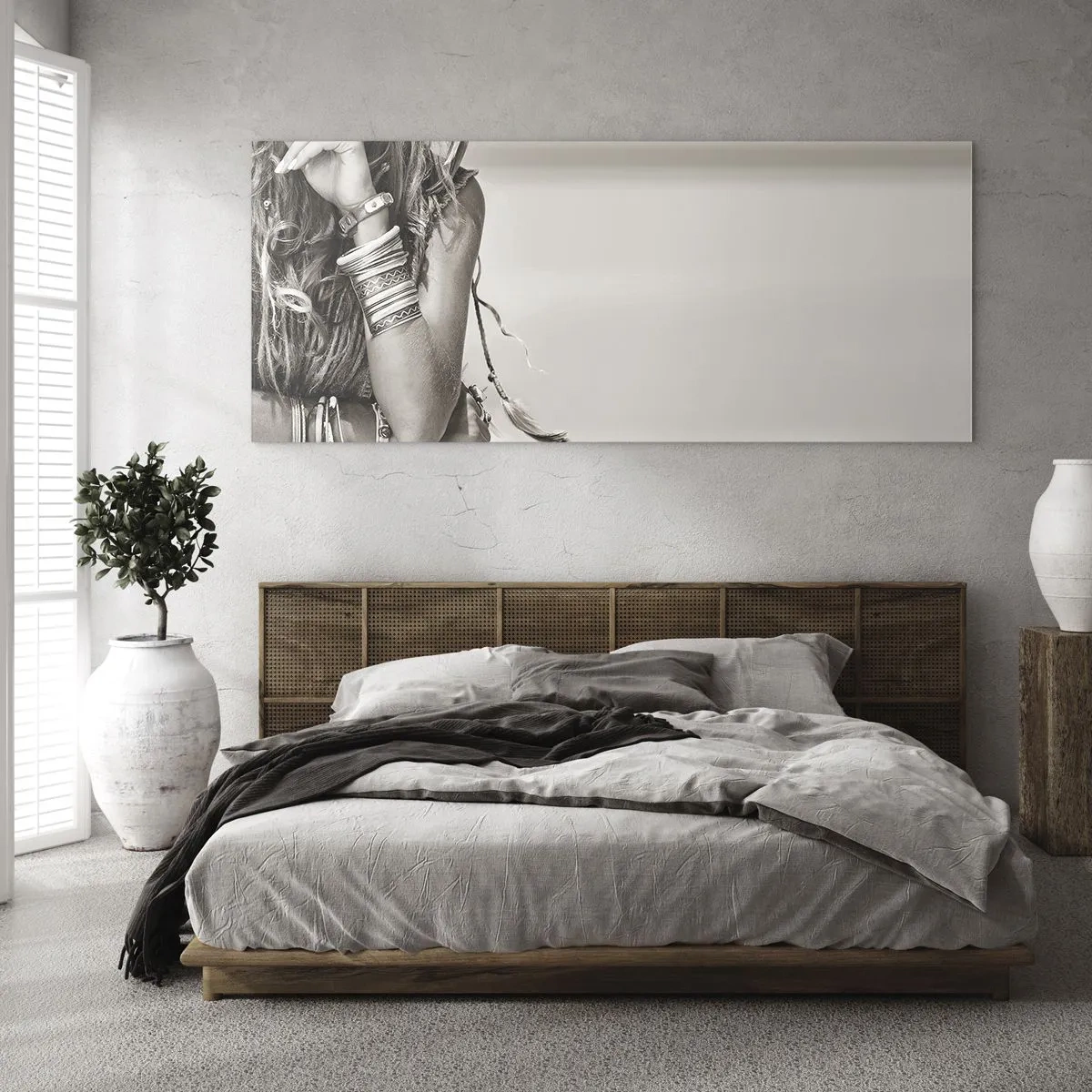 Quadro em vidro - Como uma menina - 140x50 cm