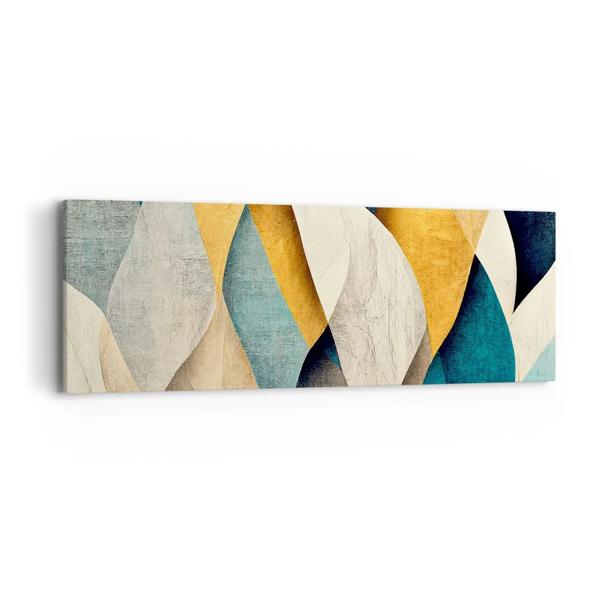 Quadro em tela - Ritmo e onda - 90x30 cm