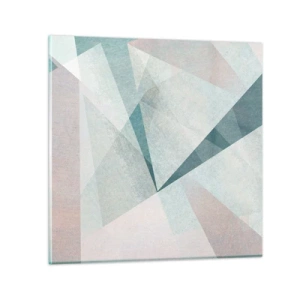 Quadro em vidro - Calmo, embora dinâmico - 30x30 cm