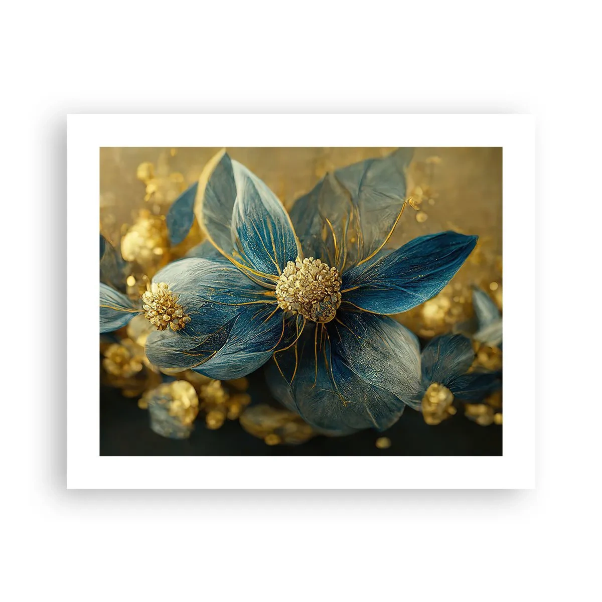 Pôster - Florescer com ouro - 50x40 cm