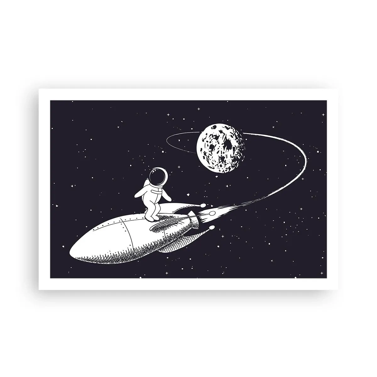 Pôster - Surfista espacial - 91x61 cm