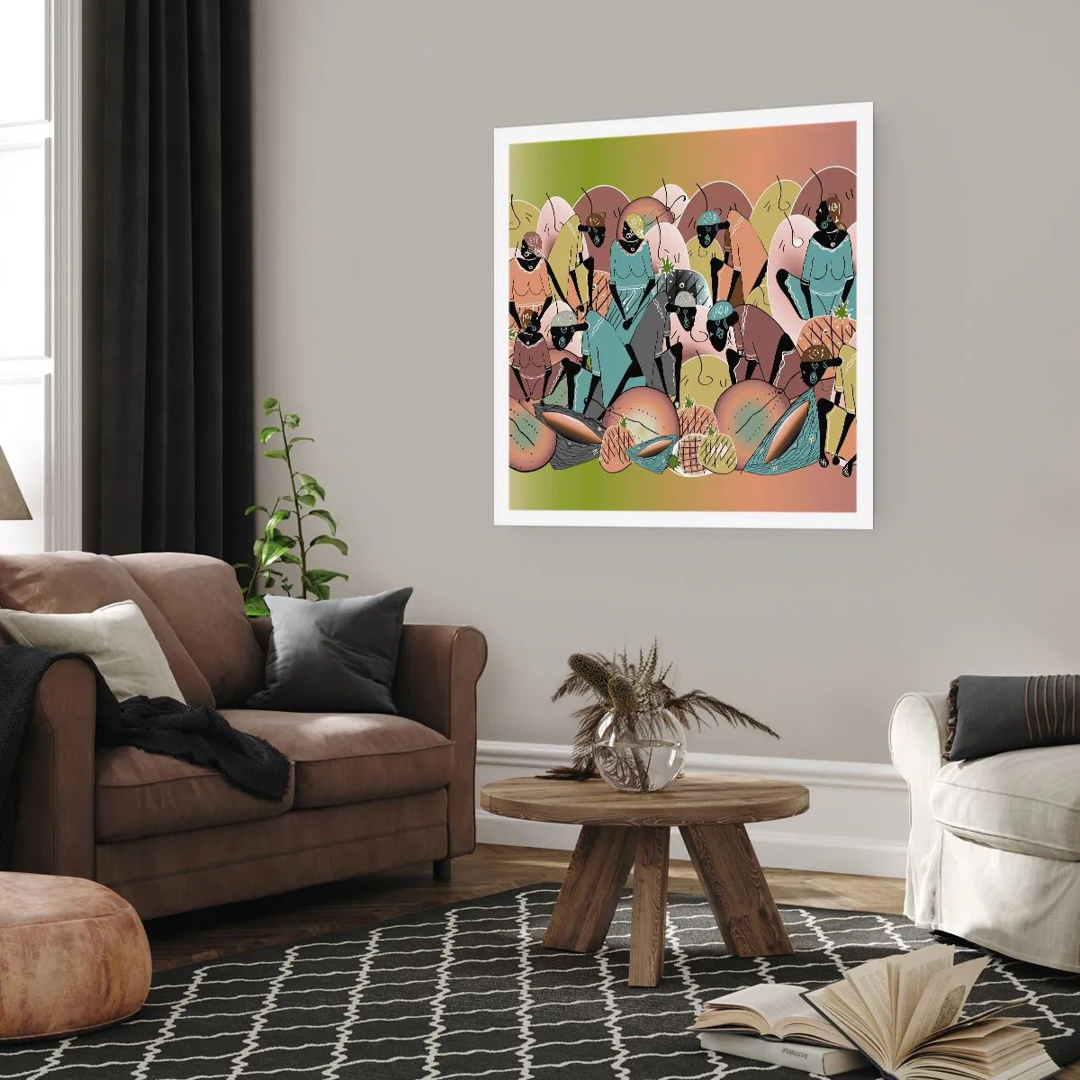 Pôster - Uma grande festa se aproxima - 60x60 cm