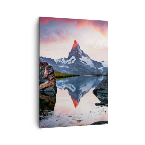 Quadro em tela - O coração das montanhas é quente - 70x100 cm