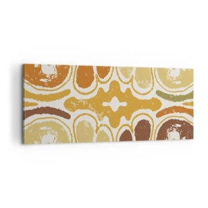 Quadro em tela - Abstração sentimental - 100x40 cm