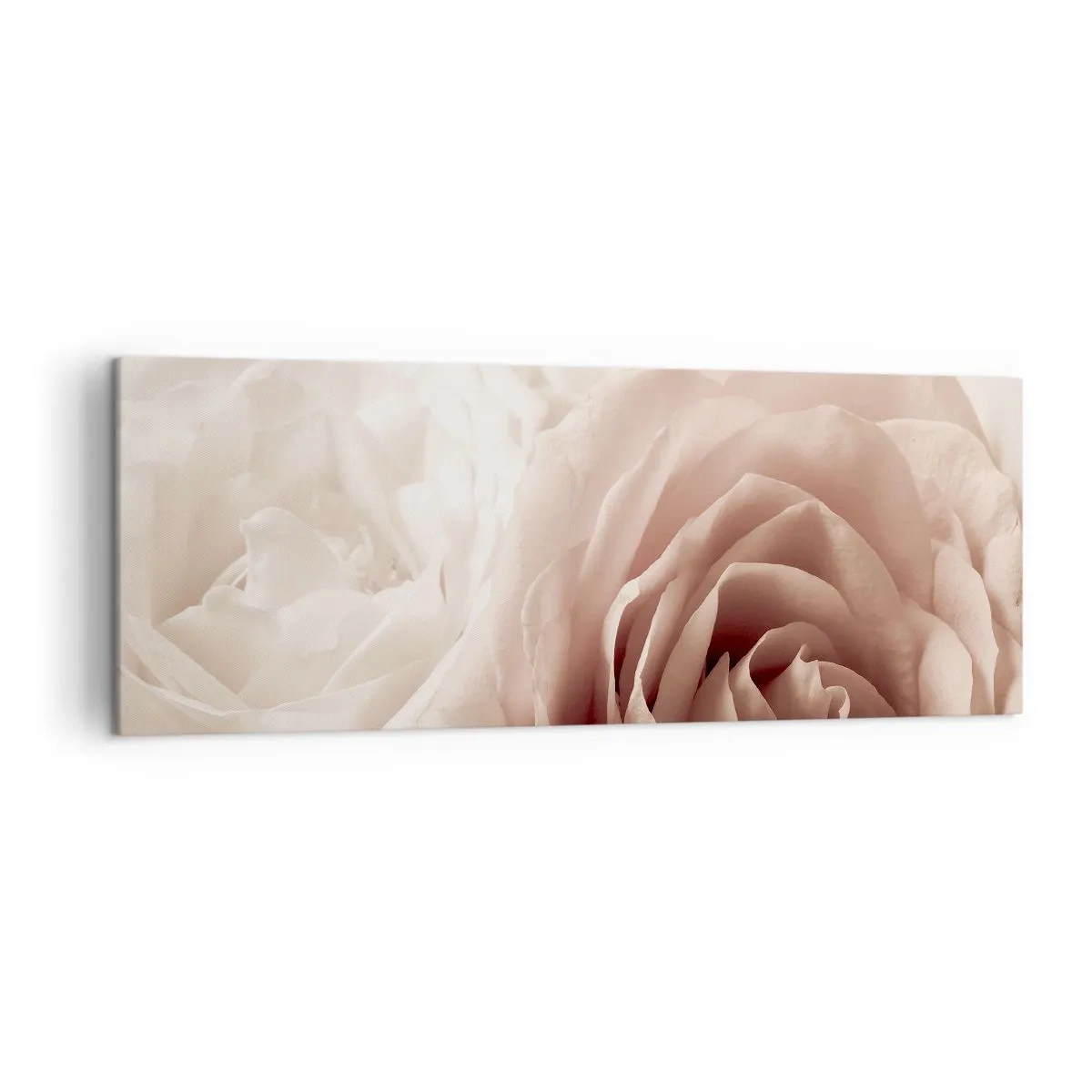 Quadro em tela - No coração de uma rosa - 140x50 cm