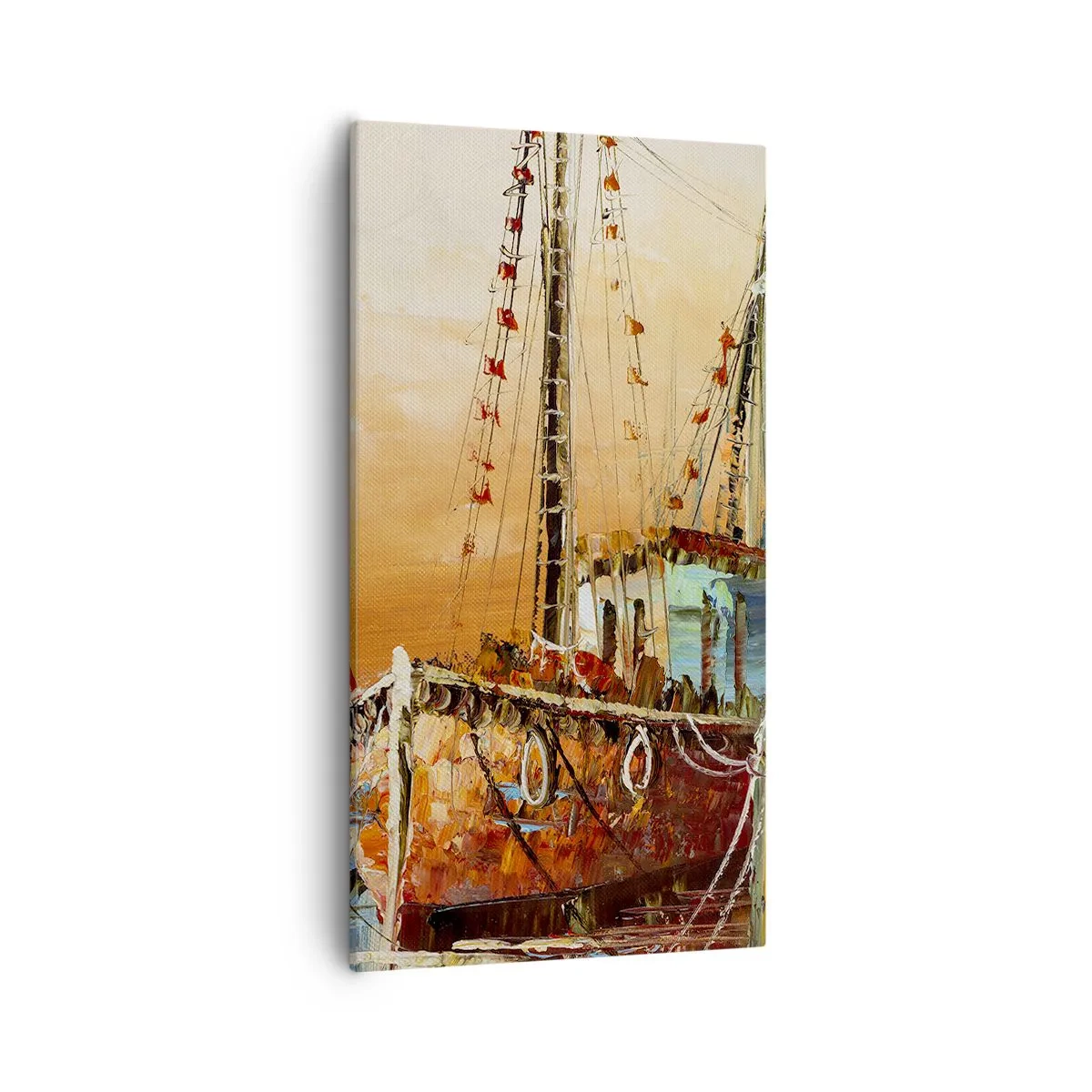 Quadro em tela - Um regresso tranquilo - 55x100 cm
