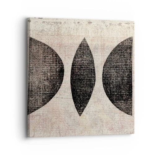 Quadro em tela - Abstração étnica - 30x30 cm