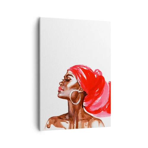 Quadro em tela - Há um vento que abre as narinas de um homem - 50x70 cm