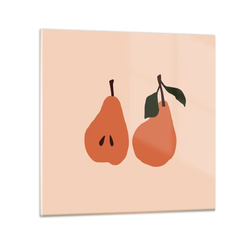 Quadro em vidro - A própria doçura - 70x70 cm