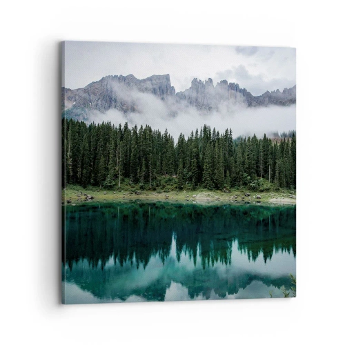 Quadro em tela - Calma, silêncio, não vamos acordar a água... - 70x70 cm
