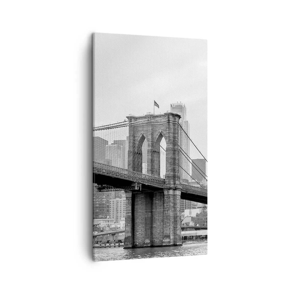 Quadro em tela - Vibrações de Nova York - 45x80 cm