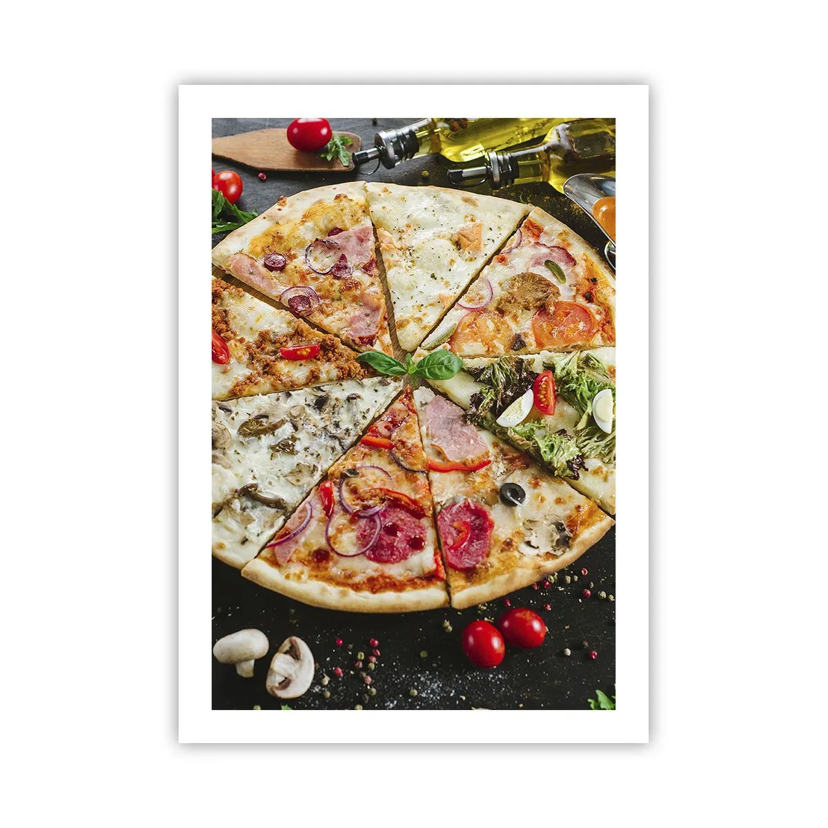 Pôster - Gama de sabores - 50x70 cm